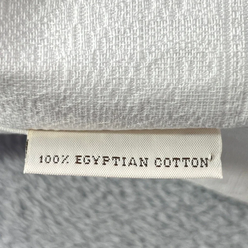 Vtg. Sferra Bros 100 Egyptian‎ Cotton White Damask Jacquard Placemats Set of 10